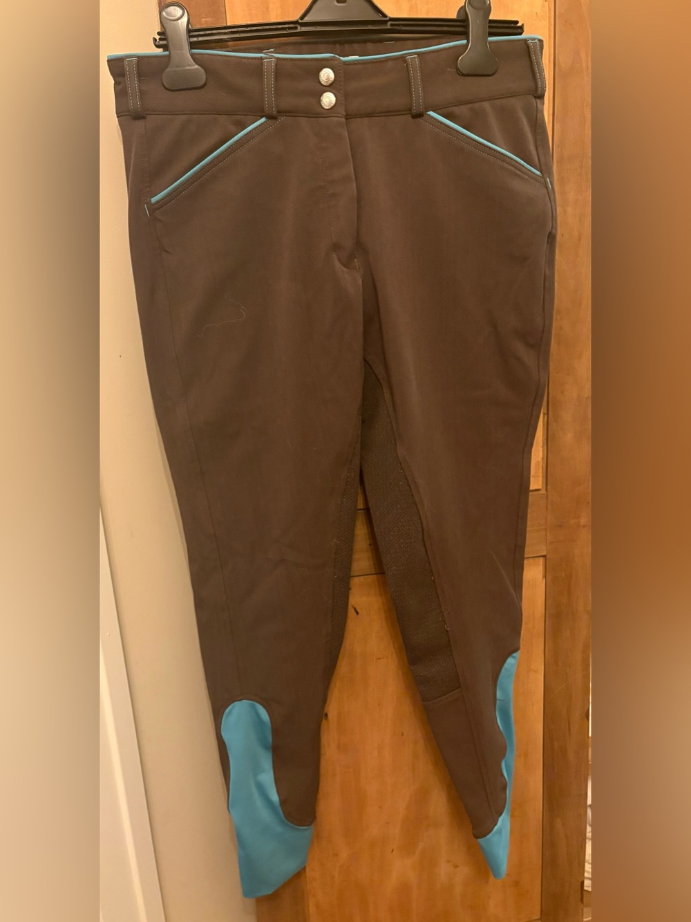 Women’s Riding Breeches with Teal Accents Dover Saddlery